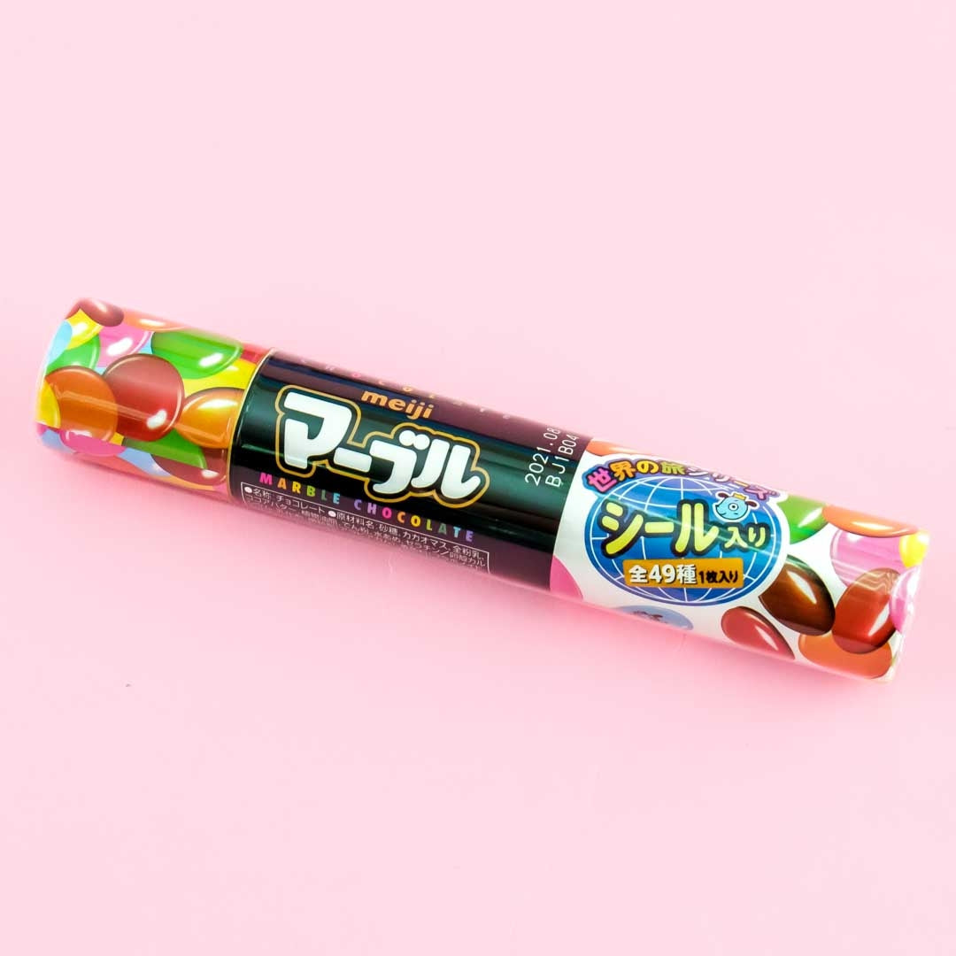 Meiji Marble Chocolate Tube