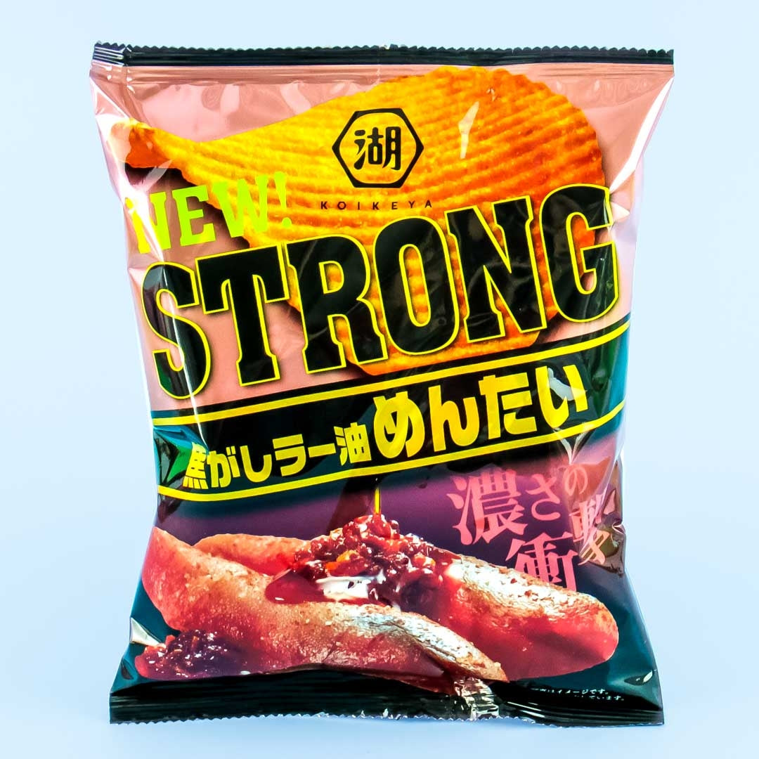 Koikeya Strong Potato Chips - Chili Oil Mentaiko