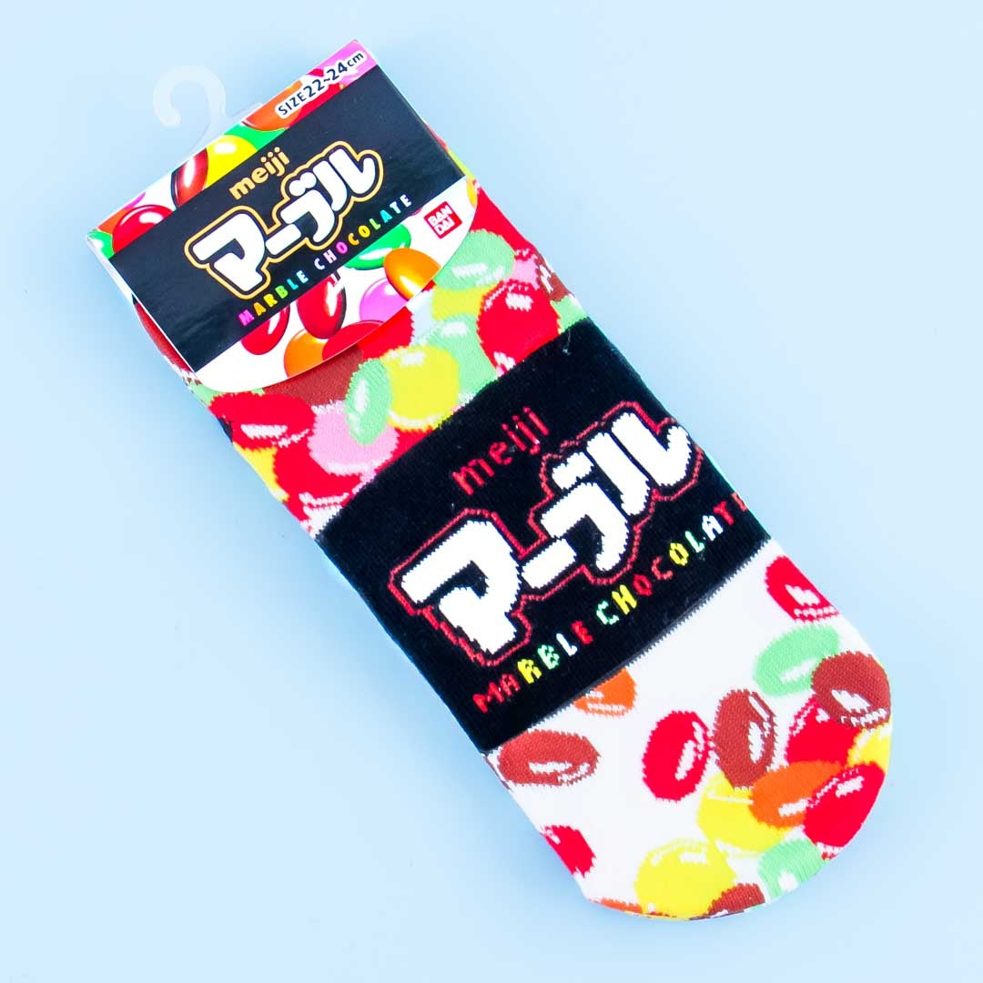 Marble Chocolate Cotton Socks