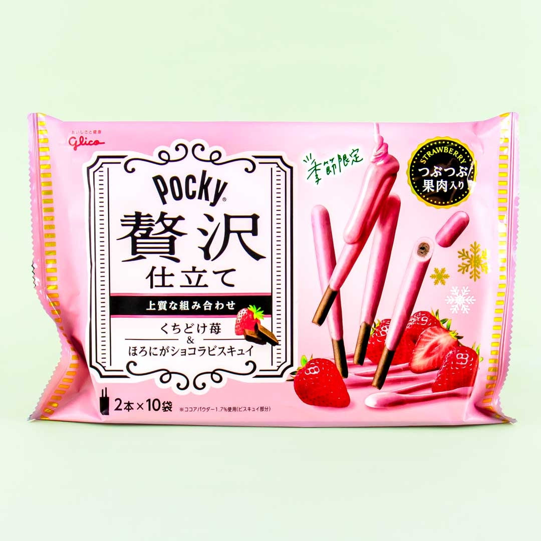 Pocky Premium Biscuit Sticks - Kuchidoke Strawberry