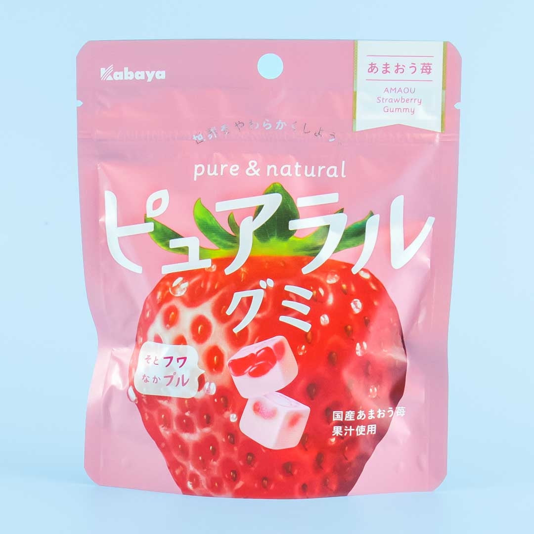Kabaya Pureral Gummy - Amaou Strawberry