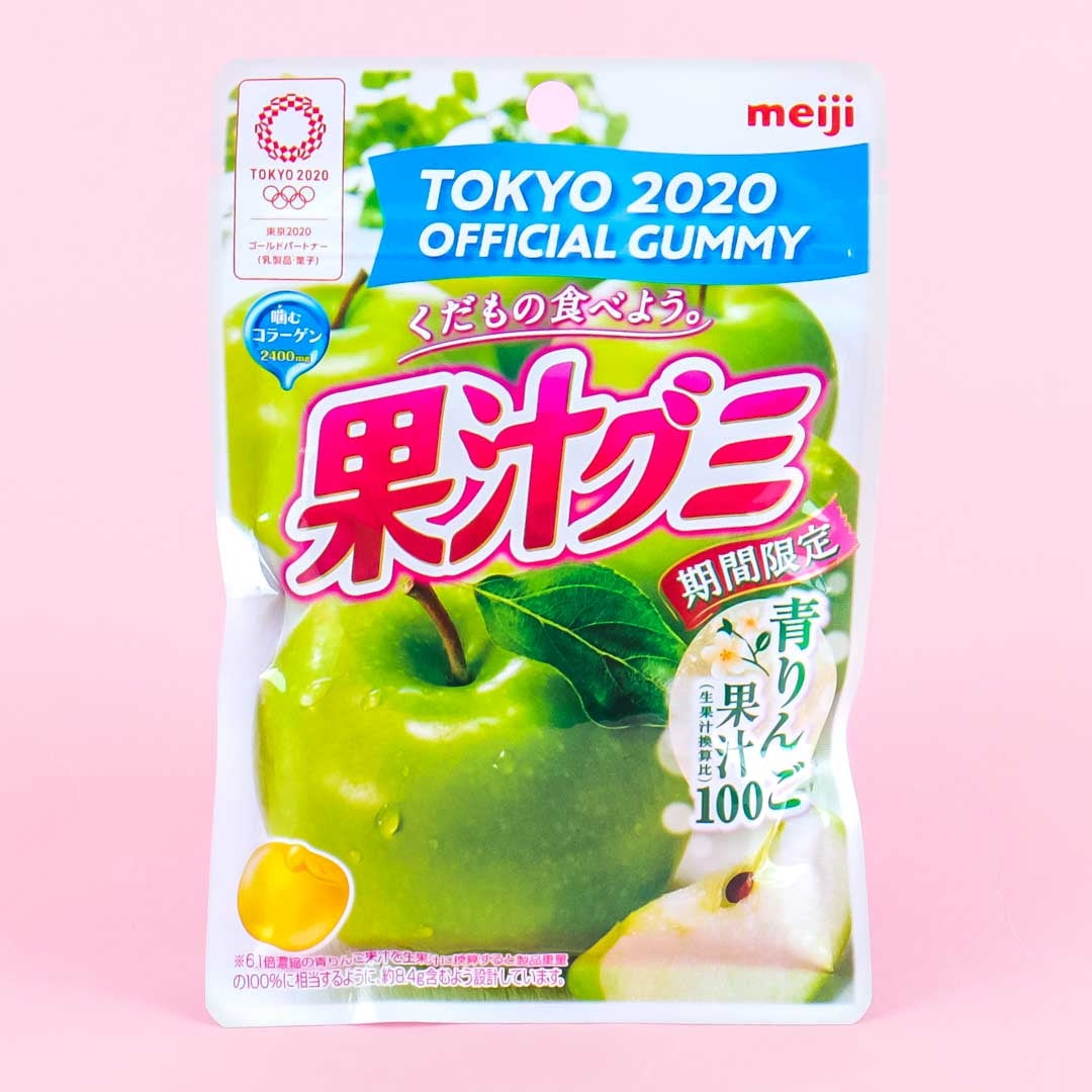 Meiji Kajyu Fruit Gummies - Green Apple