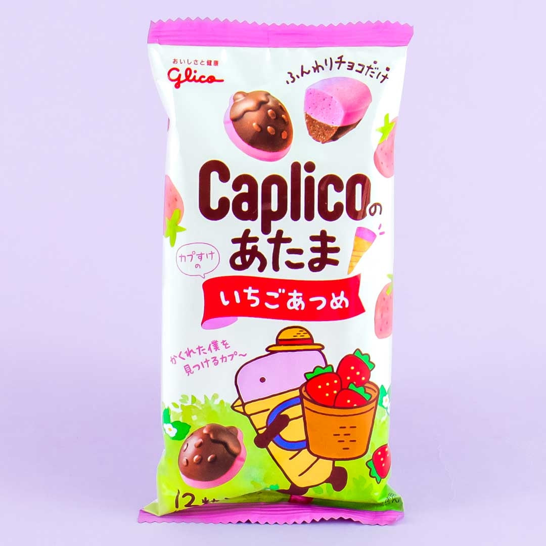 Glico Caplico No Atama Strawberry & Chocolate