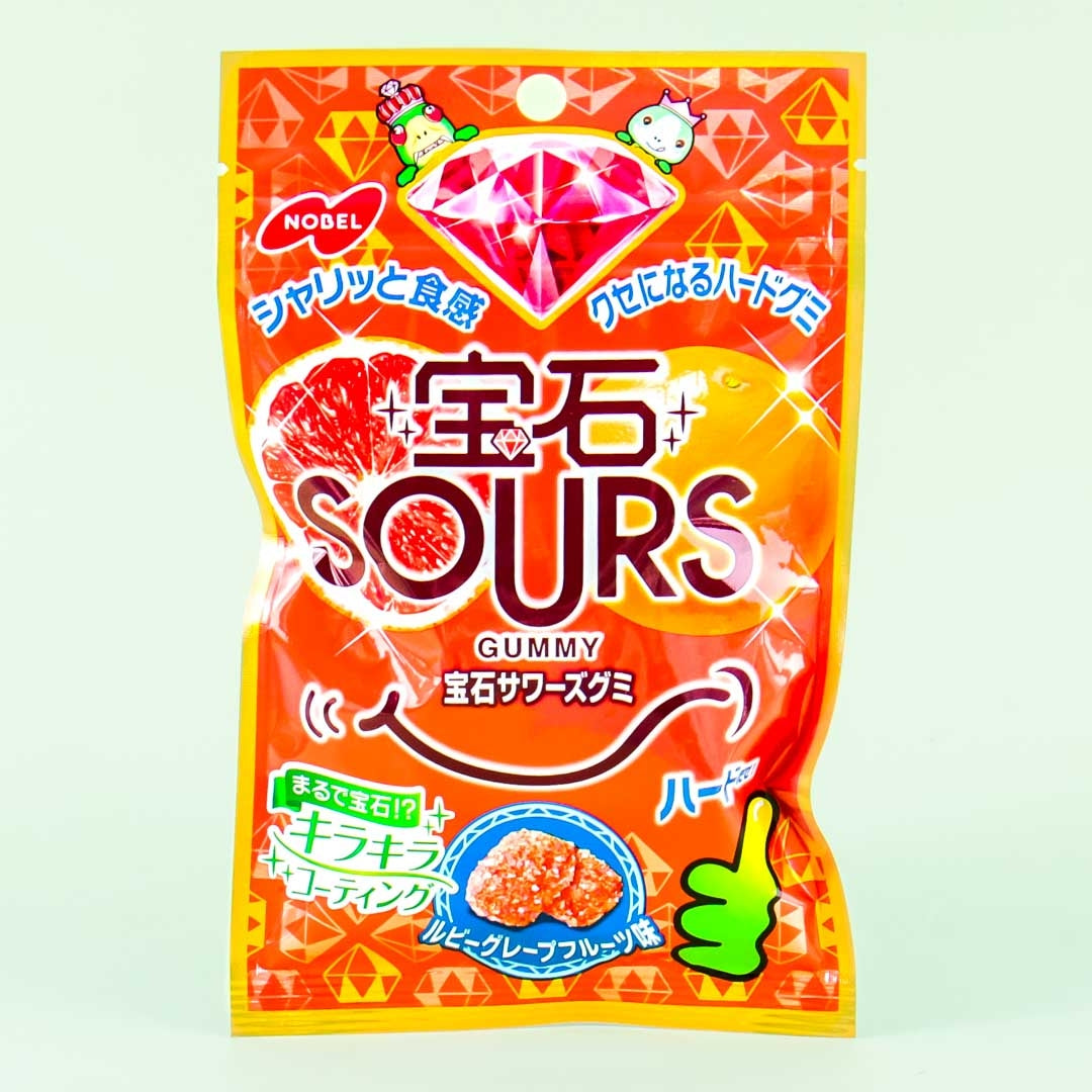 Nobel Jewel Sours Gummies - Ruby Grapefruit