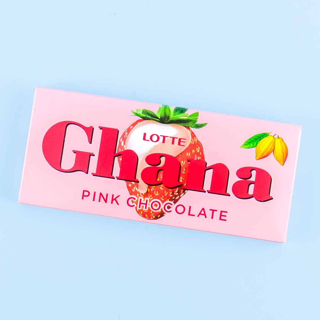 Lotte Ghana Strawberry Pink Chocolate