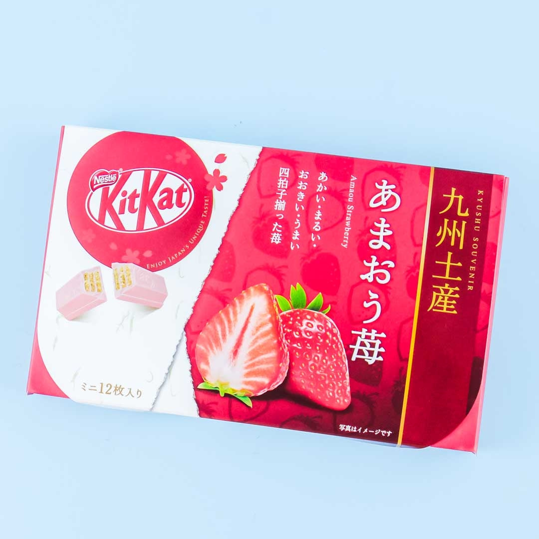 Kit Kat Amaou Strawberry Chocolates - Kyushu Souvenir