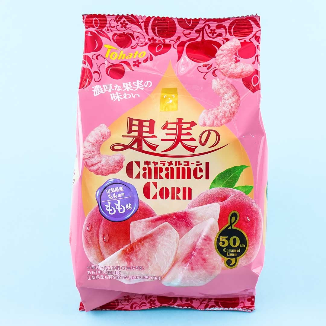 Tohato Fruit Caramel Corn - Peach