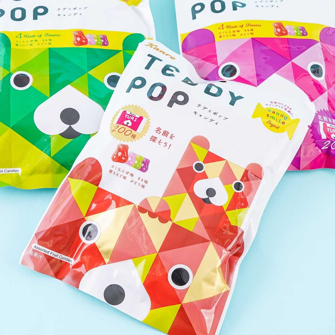 Kanro Teddy Bear Pop Candy