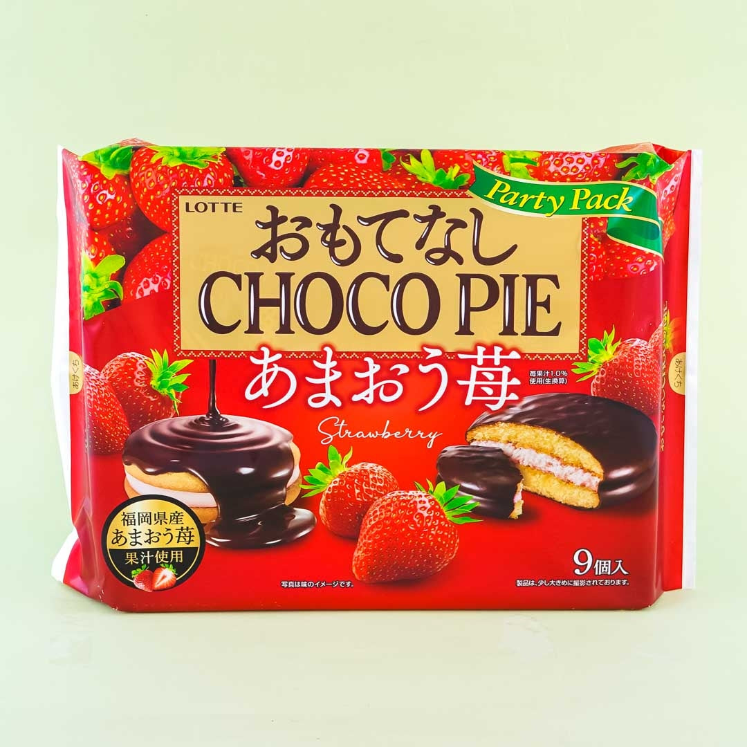 Lotte Choco Pie - Amaou Strawberry