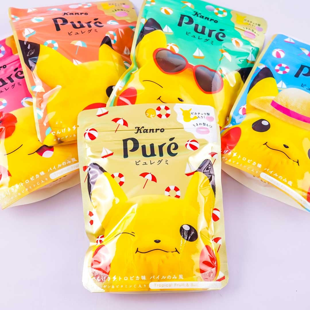 Pikachu Pure Summer Gummy - Tropical Fruit & Soda