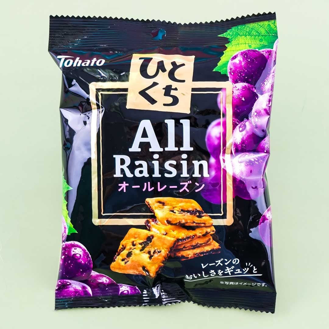 Tohato Hitokuchi All Raisin Biscuits