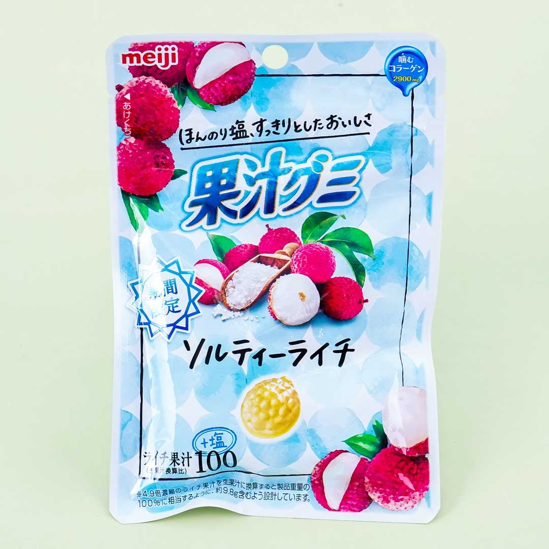Meiji Summer Salty Lychee Gummies