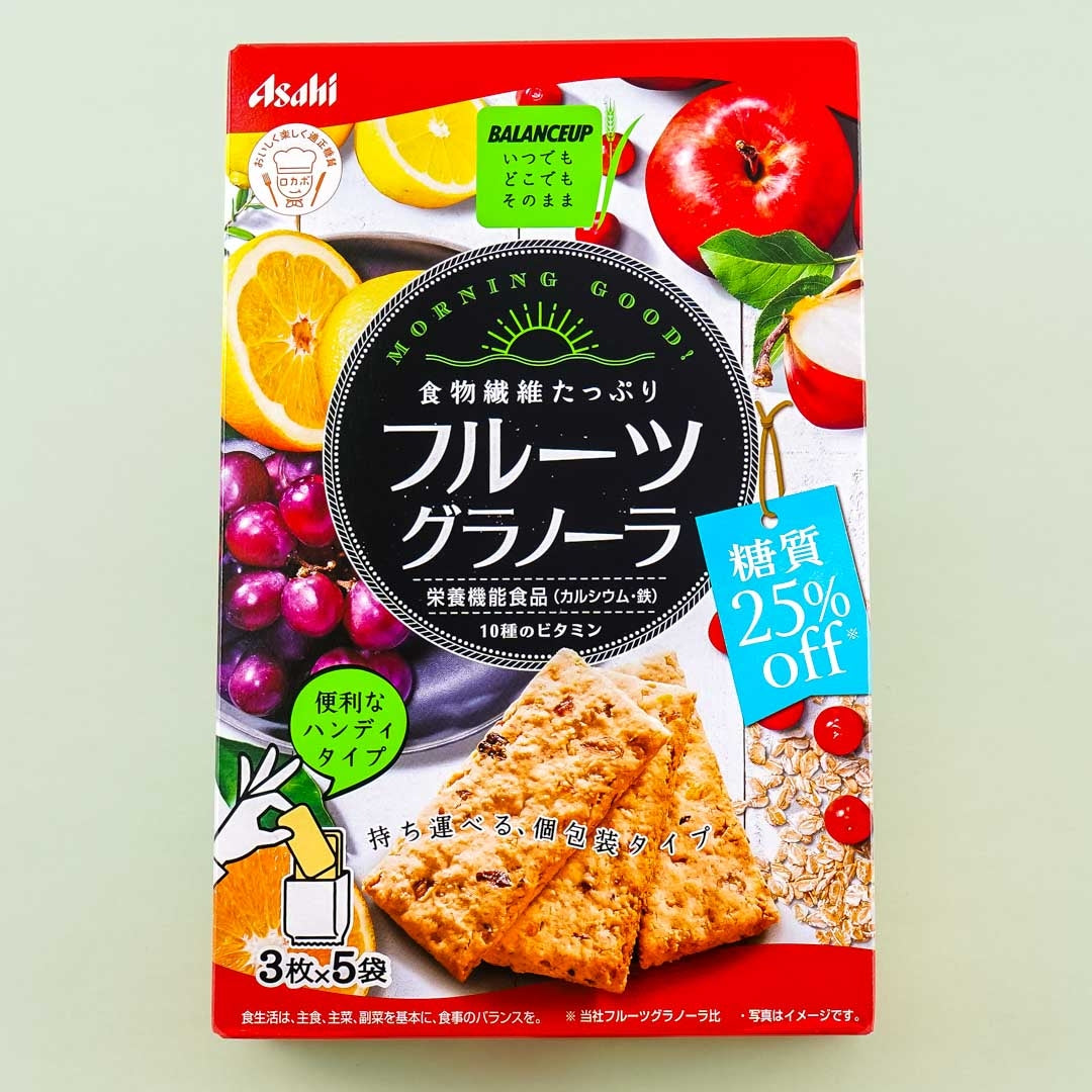 Asahi Balance Up Fruit Granola Snacks