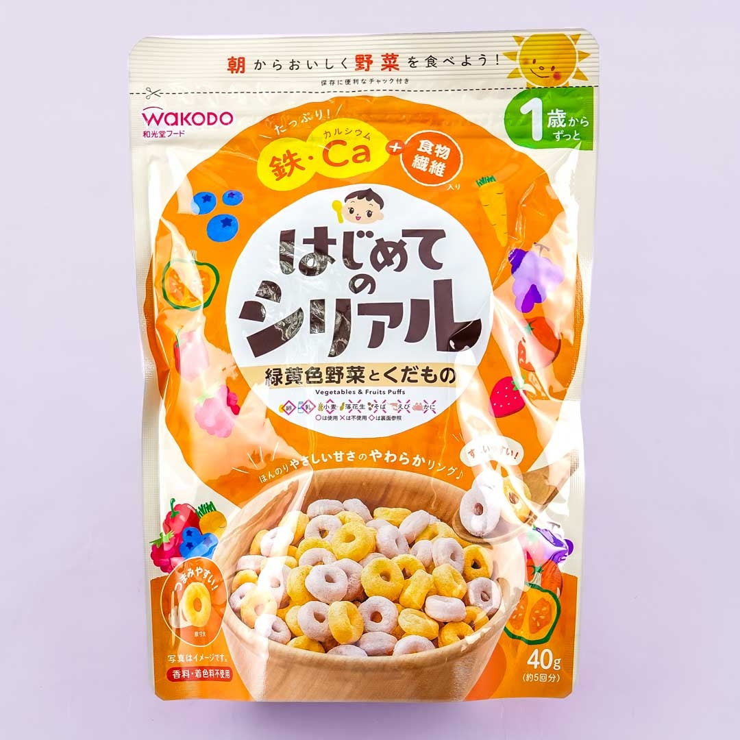 Wakodo First Cereal Baby Puffs - Vegetables & Fruits