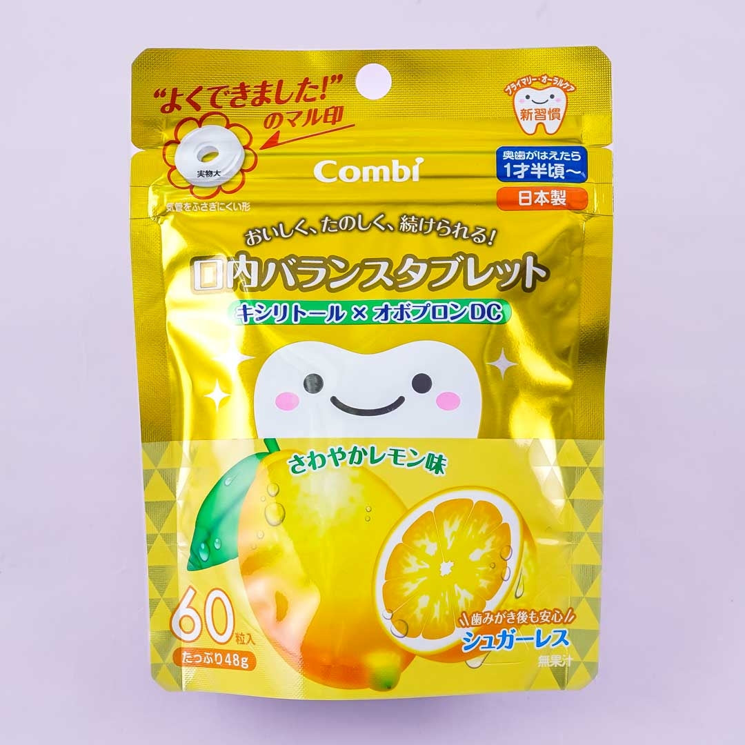 Combi Teteo Oral Balance Tablet Candy - Lemon