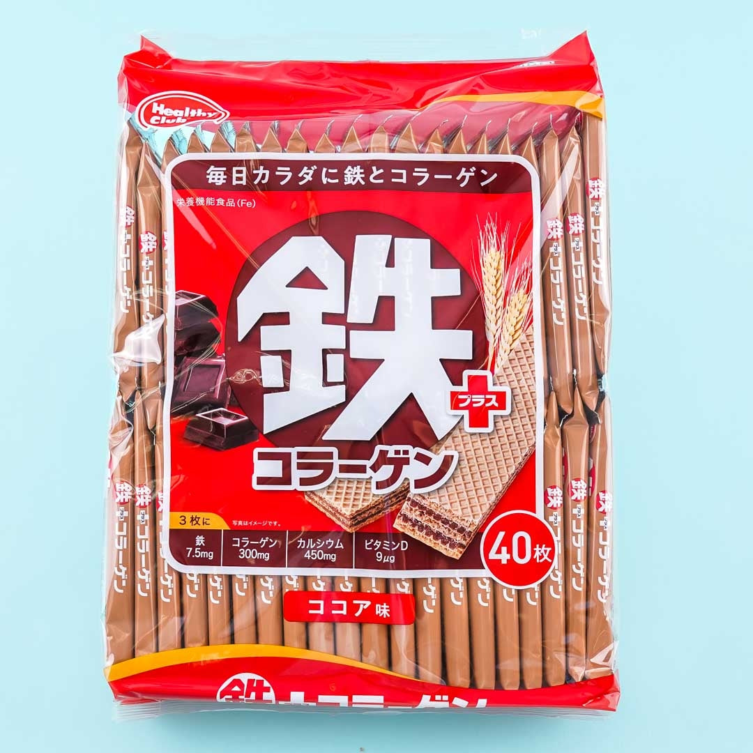 Healthy Club Wafers - Cacao Iron Plus Collagen