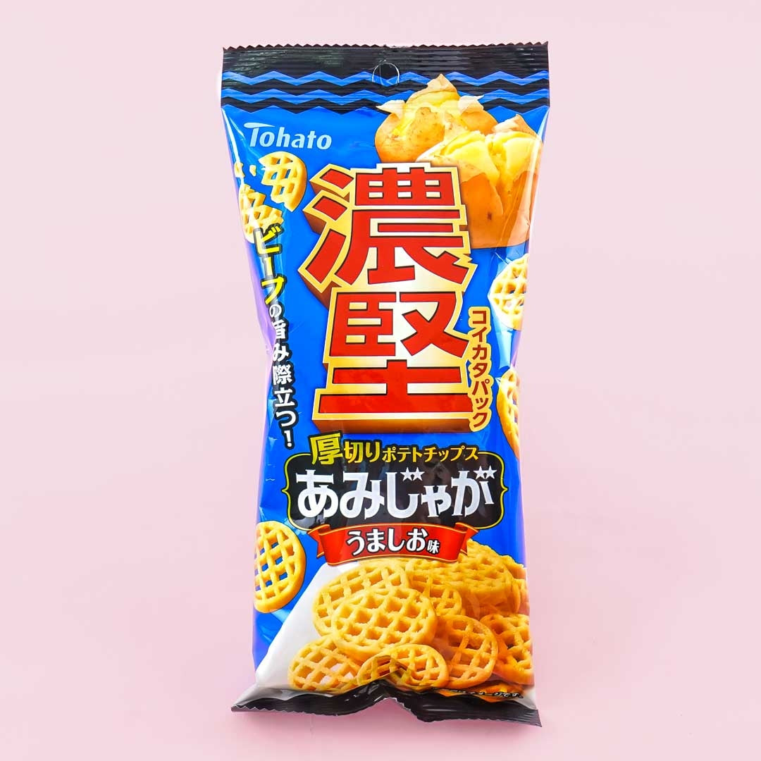 Tohato Amijaga Potato Chips Slim Pack- Umashi Taste
