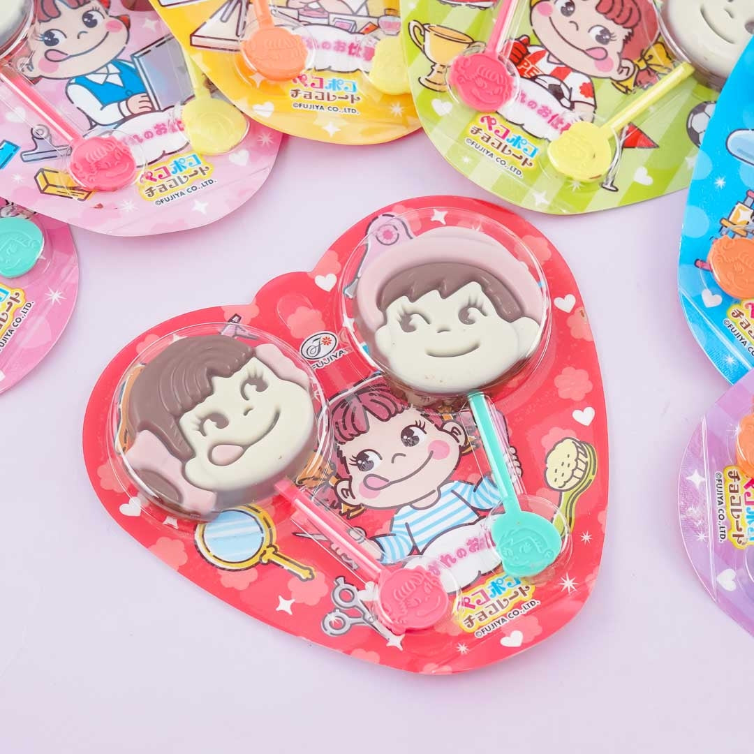 Fujiya Peko & Poko Chocolate Pops