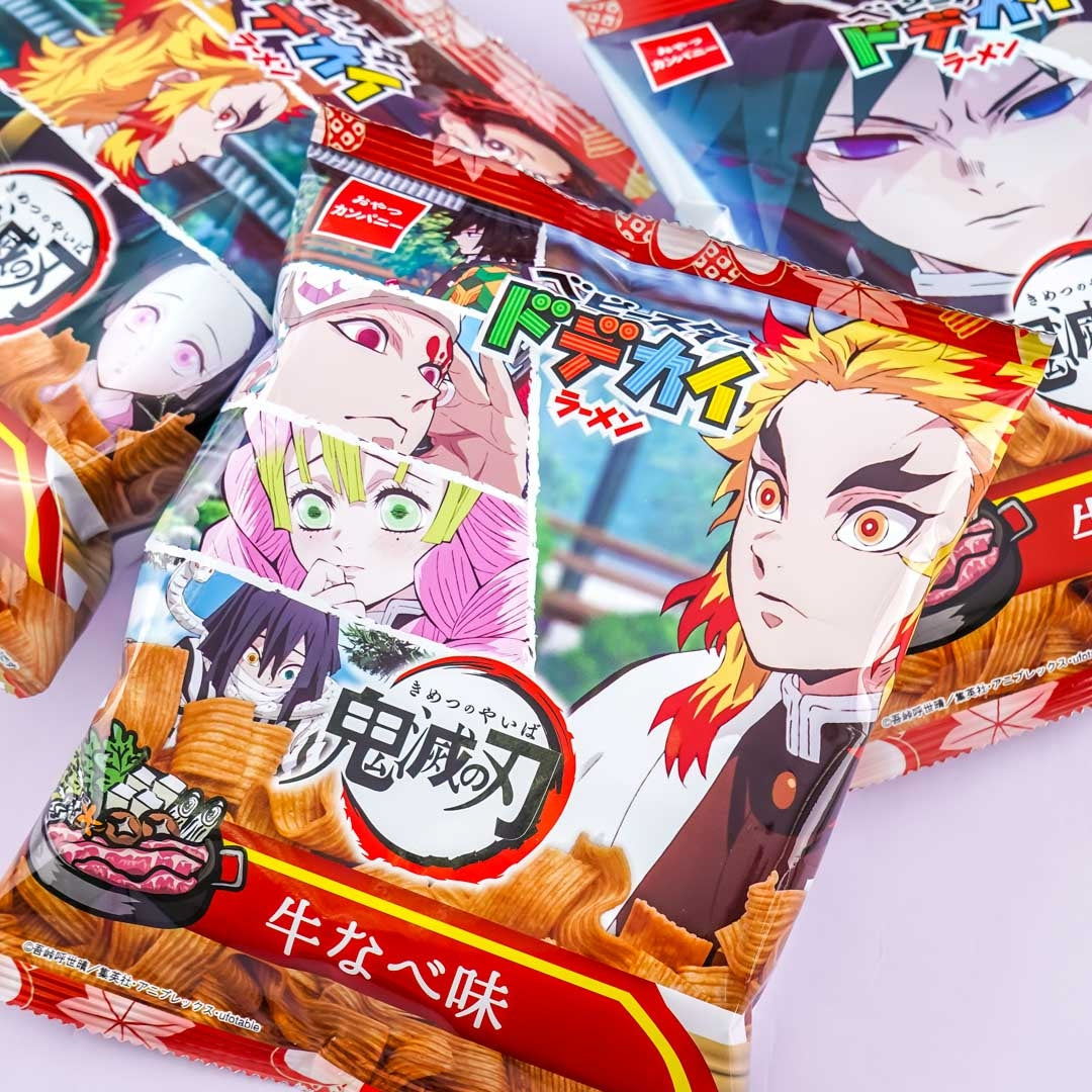 Demon Slayer Beef Pan Dodekai Ramen Snacks