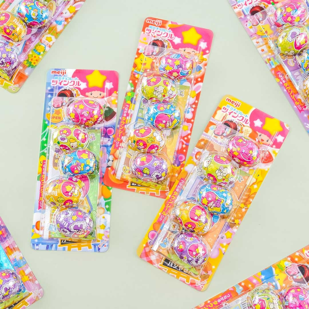 Meiji Twinkle Chocolate Eggs Set - 5 pcs