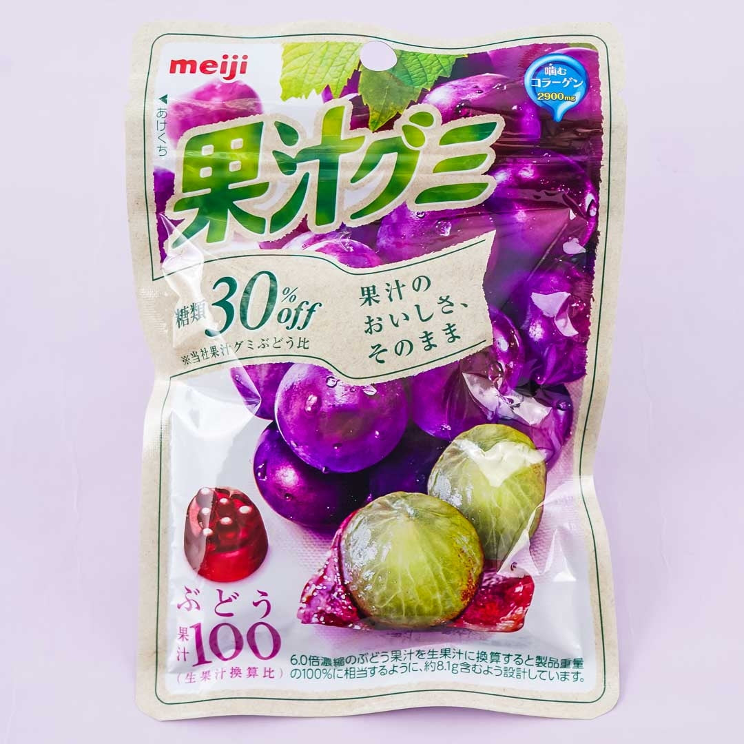 Meiji Kajyu Fruit Gummies - Grape