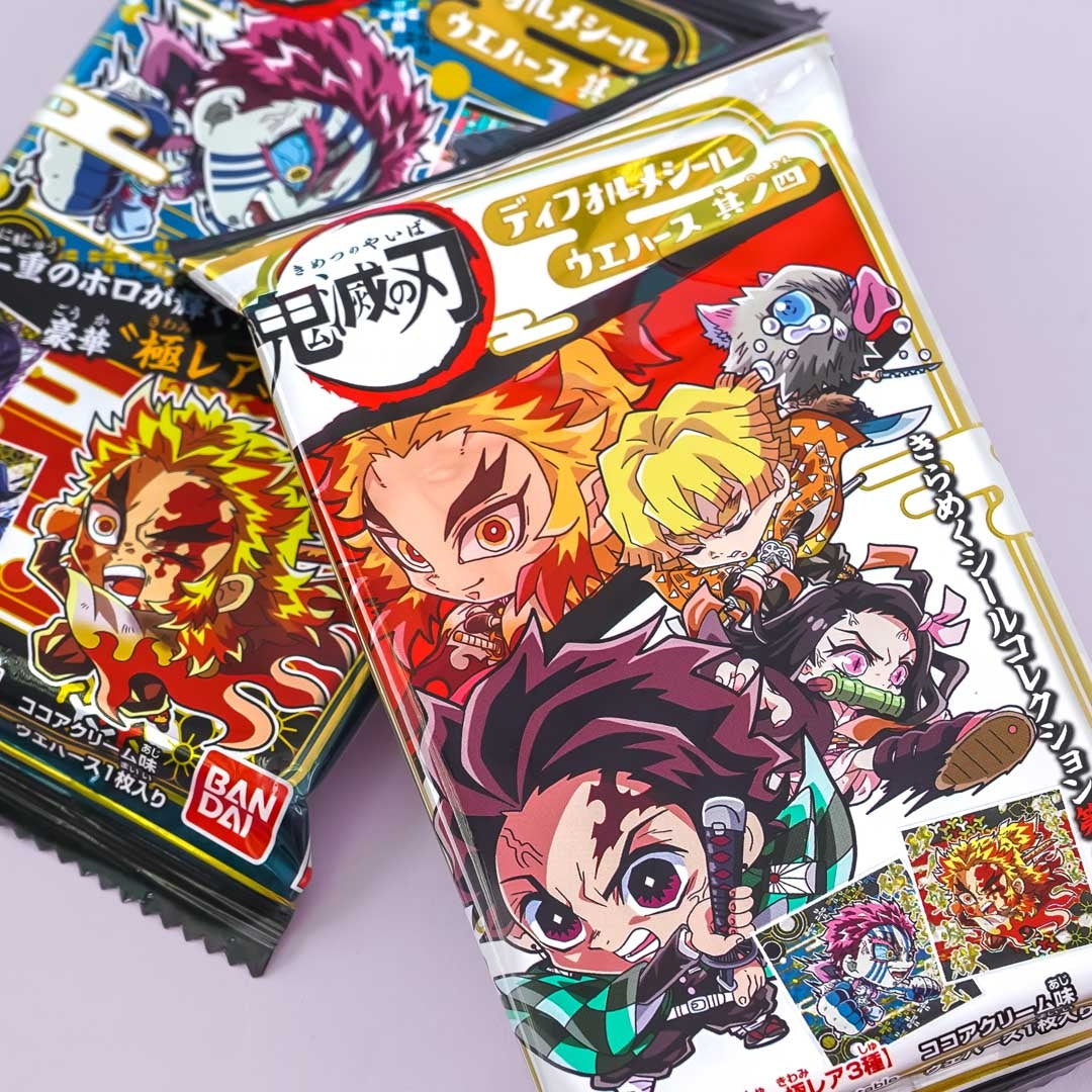 Demon Slayer Deformed Seal Sticker Vol. 4 With Chocolate Wafer