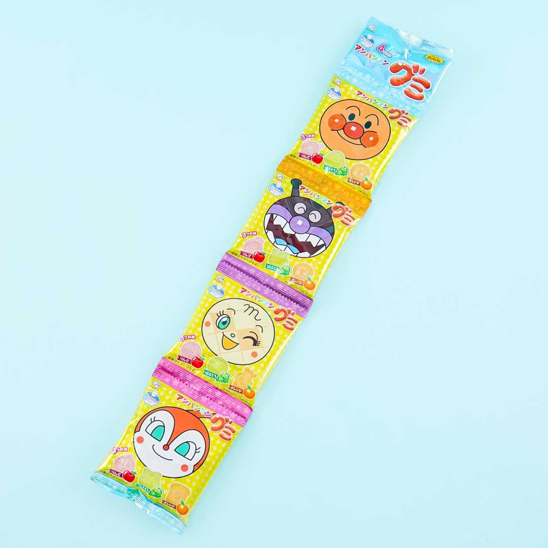 Anpanman Gummy Candy Mini Pack - 4 pcs