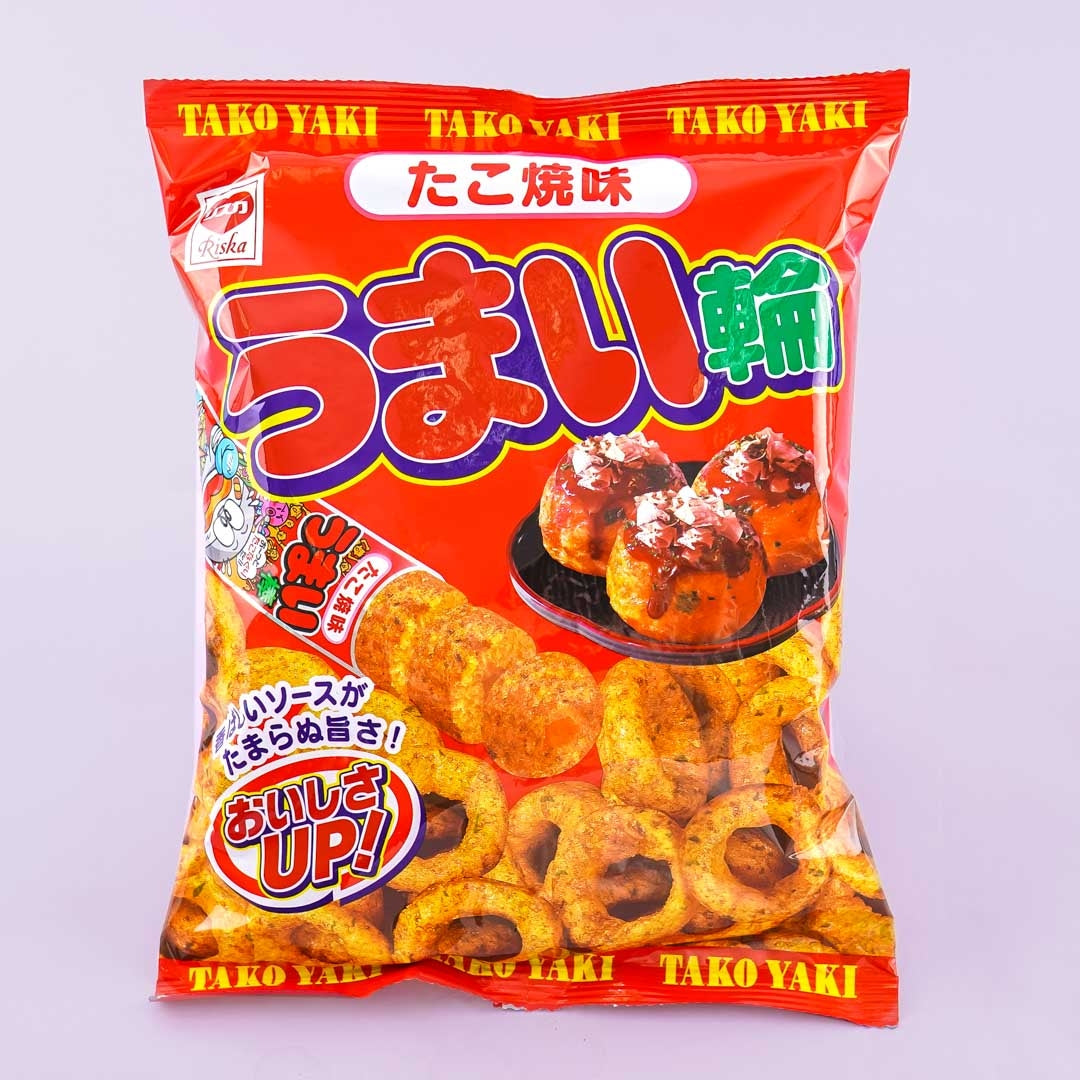 Riska Delicious Umaibo Ring Corn Snacks - Takoyaki