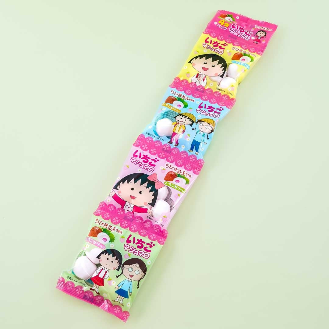 Chibi Maruko-Chan Strawberry Marshmallow Mini Pack - 4 pcs