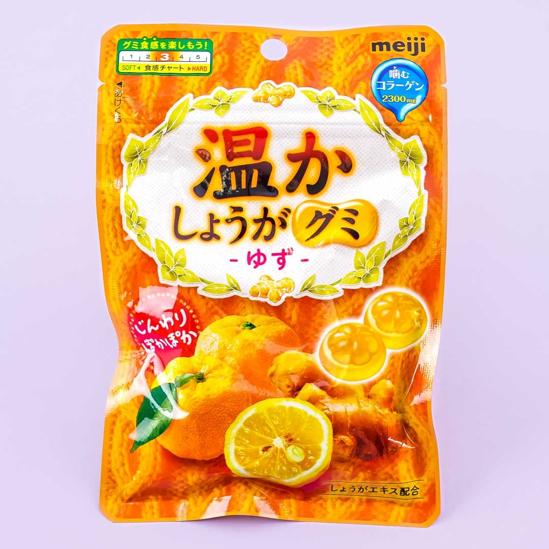 Meiji Warm Ginger Yuzu Gummy