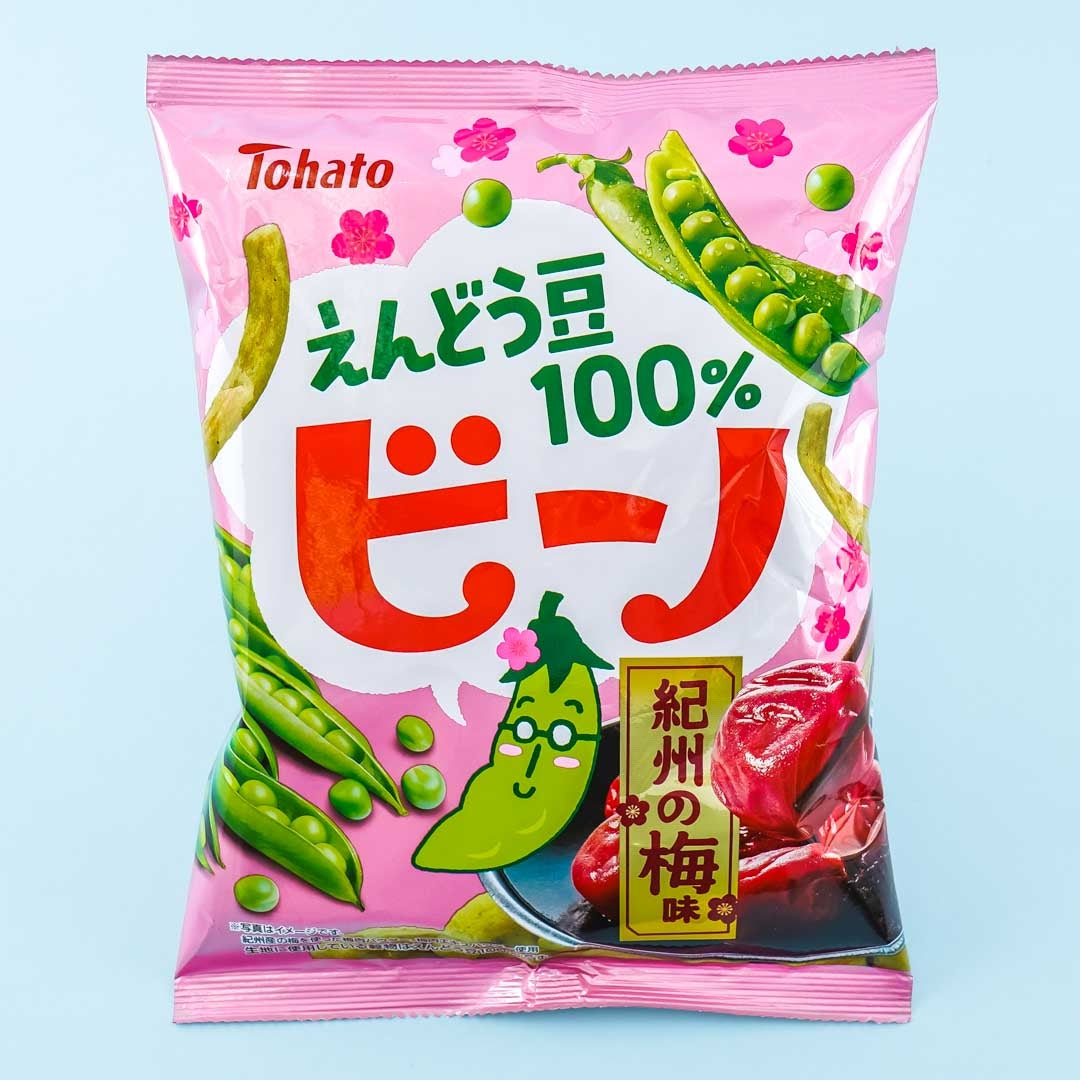 Tohato Beano Edamame Snacks - Plum