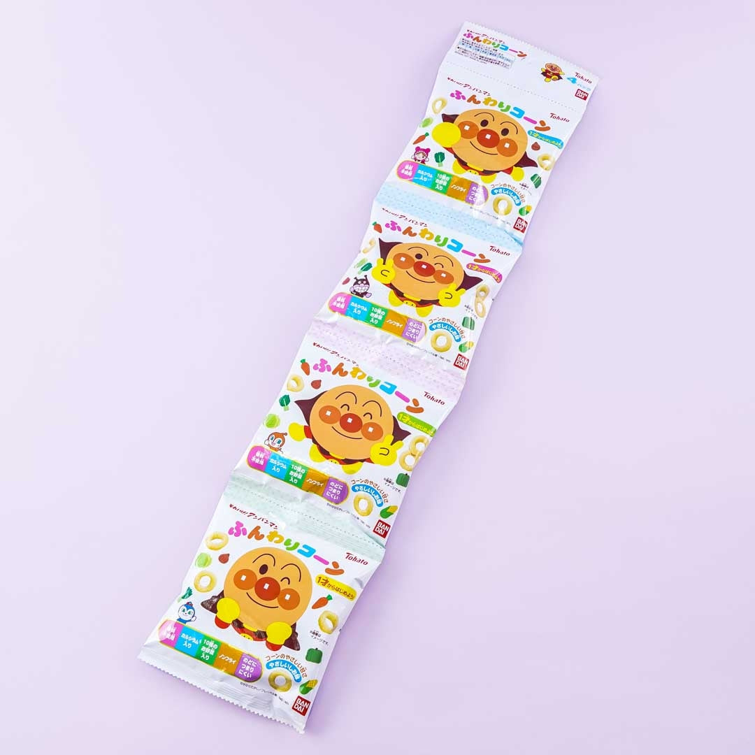 Anpanman Veggie Ring Snack Set - 4 pcs
