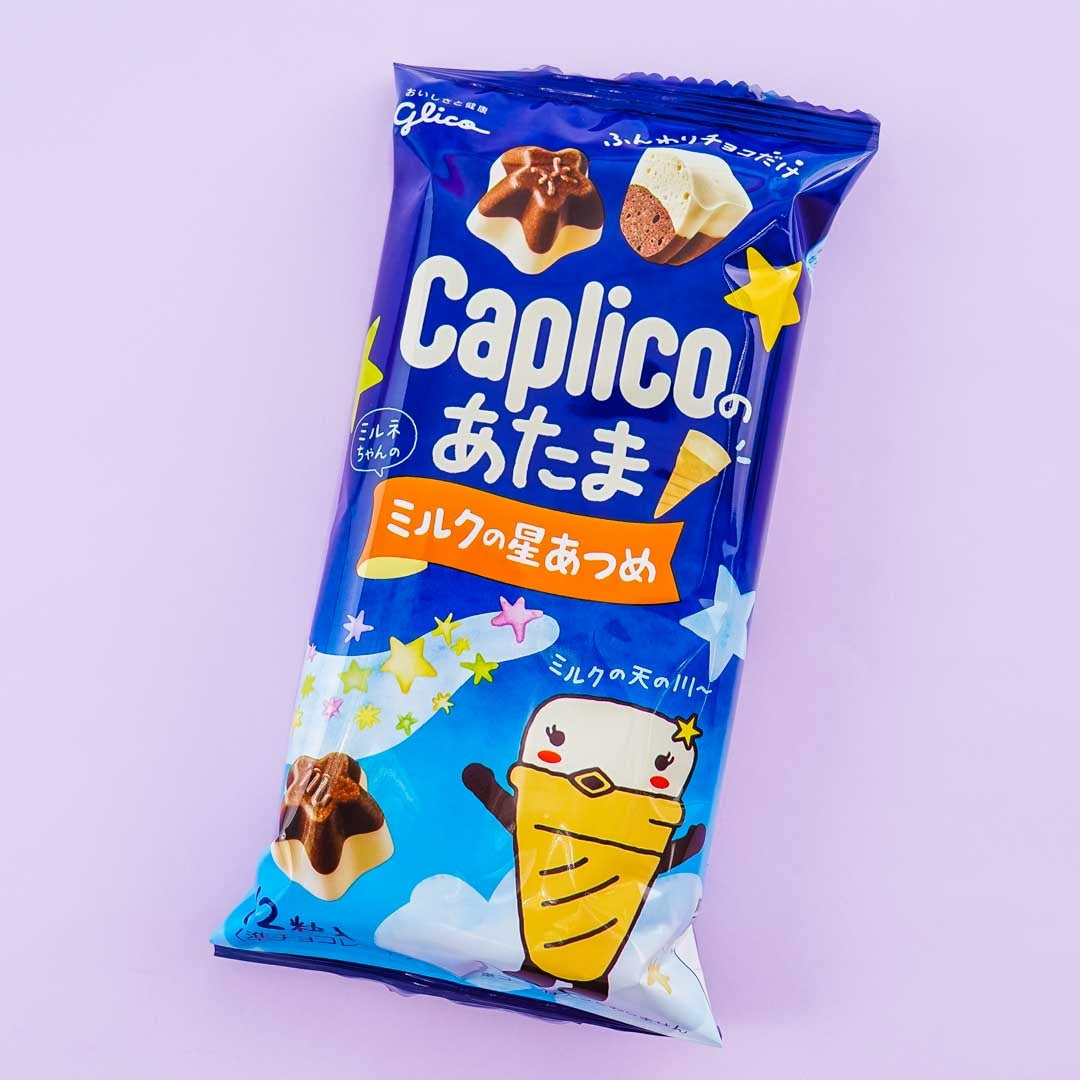 Glico Caplico Atama White Chocolate Stars