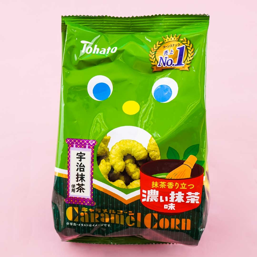 Tohato Caramel Corn - Dark Matcha