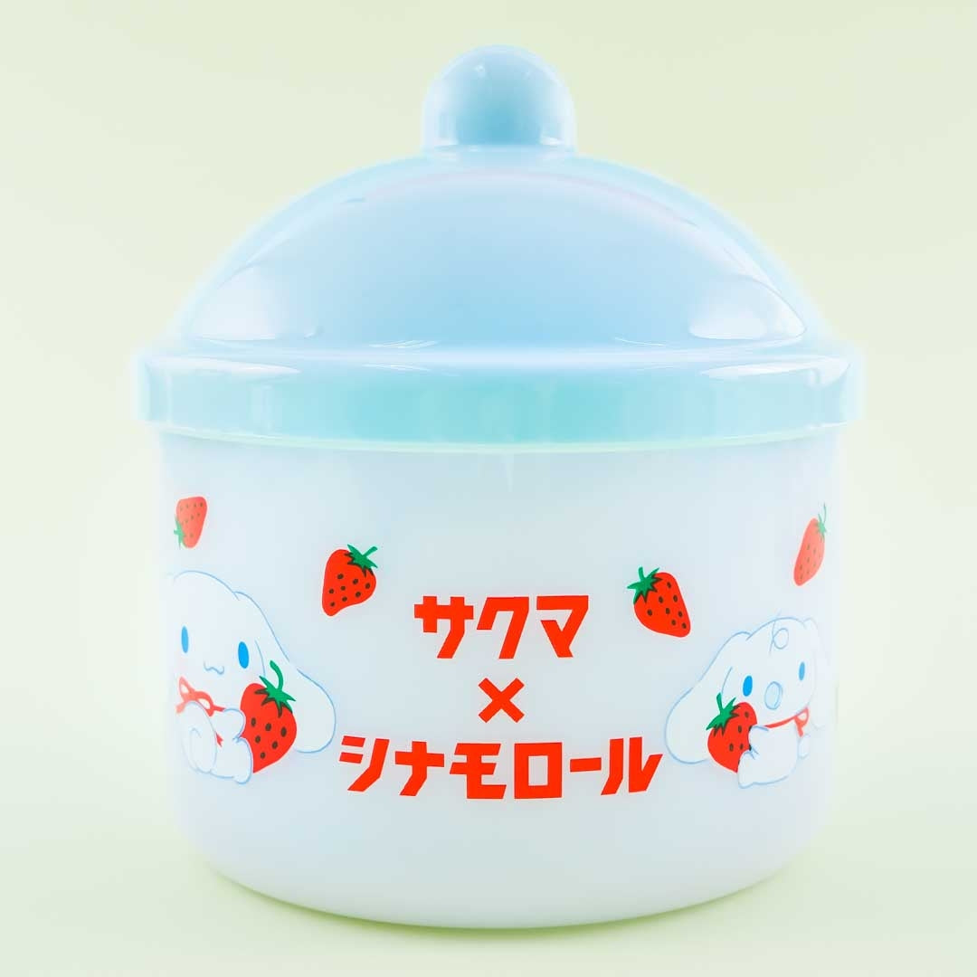 Cinnamoroll & Milk x Sakuma Strawberry Candy Jar