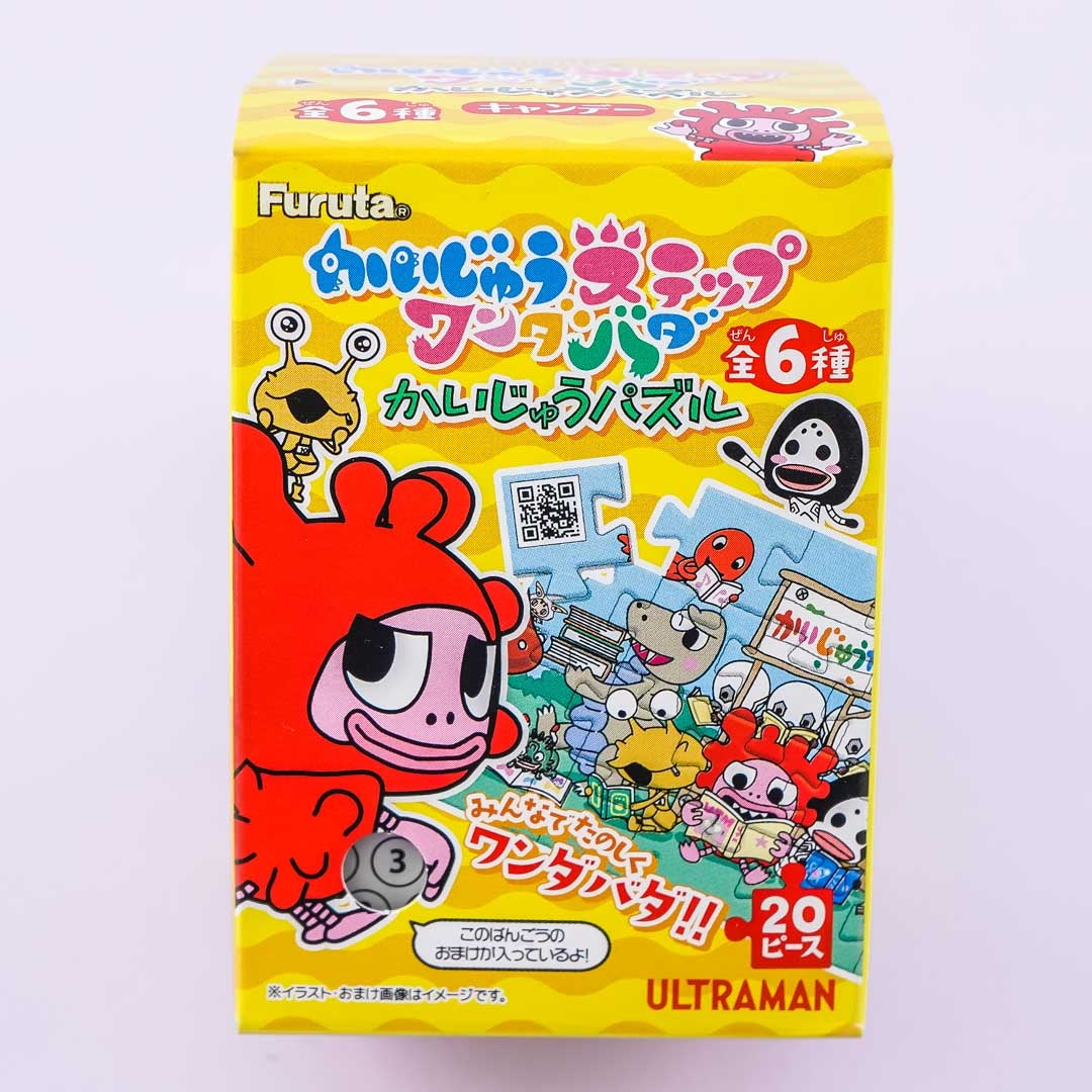 Furuta Kaiju Step Puzzle & Candy Set