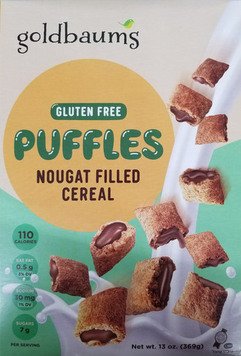 Goldbaums Gluten Free Nougat Filled Cereal, 13 oz