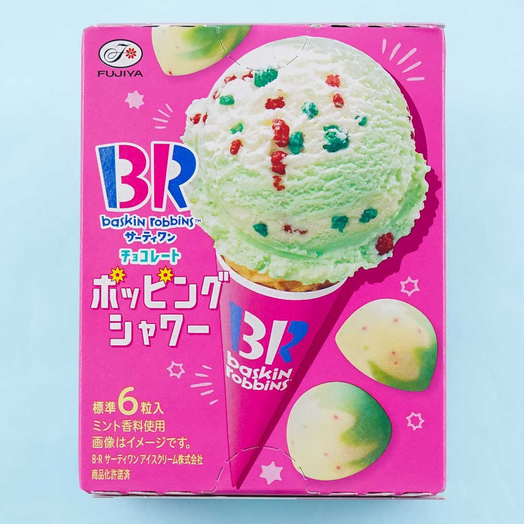 Fujiya x Baskin Robbins 31 Popping Shower Chocolate - Soda Ice Cream