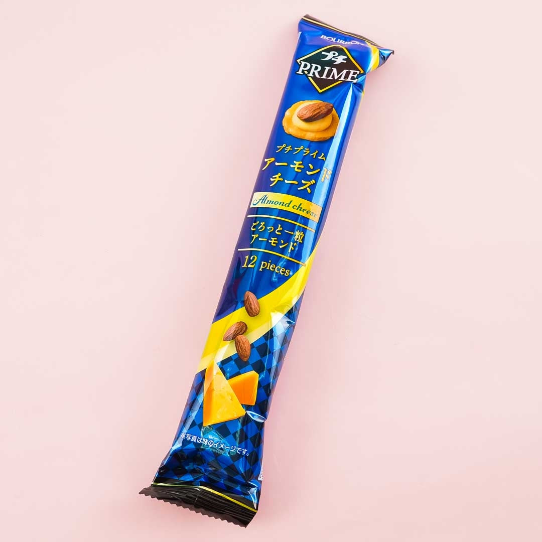 Bourbon Petit Prime Almond Cheese Okaki Rice Crackers