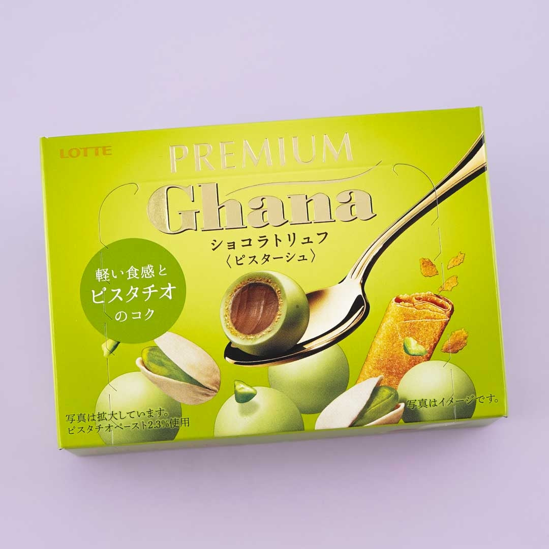 Lotte Premium Ghana Chocolate Truffles - Pistachio