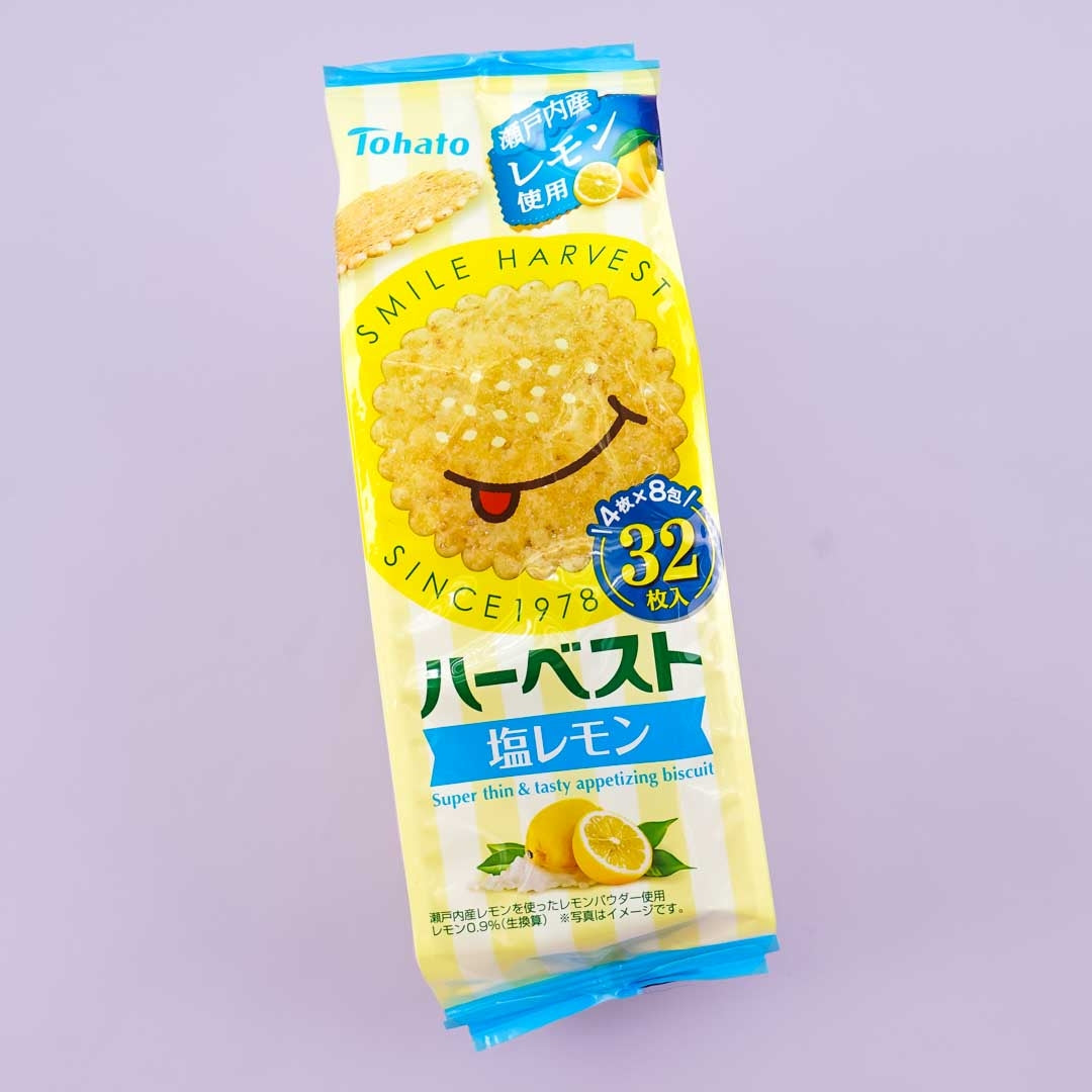 Tohato Smile Harvest Super Thin Biscuit Bag - Salty Lemon