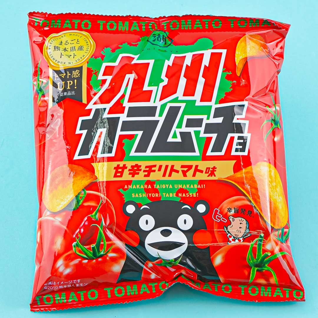 Kumamon Karamucho Potato Chips - Sweet and Spicy Chili Tomato