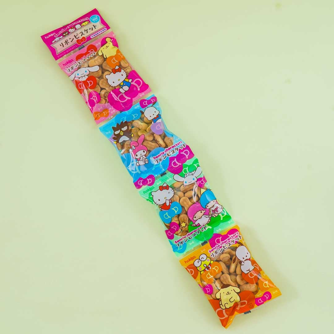 Sanrio Characters Milk Ribbon Biscuit Set - 4 pcs