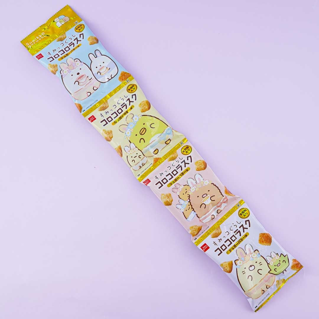Sumikko Gurashi Rusk Biscuits - Sugar Butter - 4 pcs