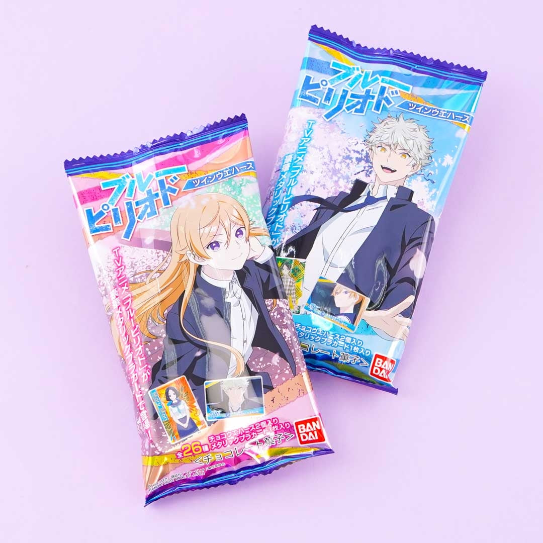 Blue Period Card With Twin Wafers