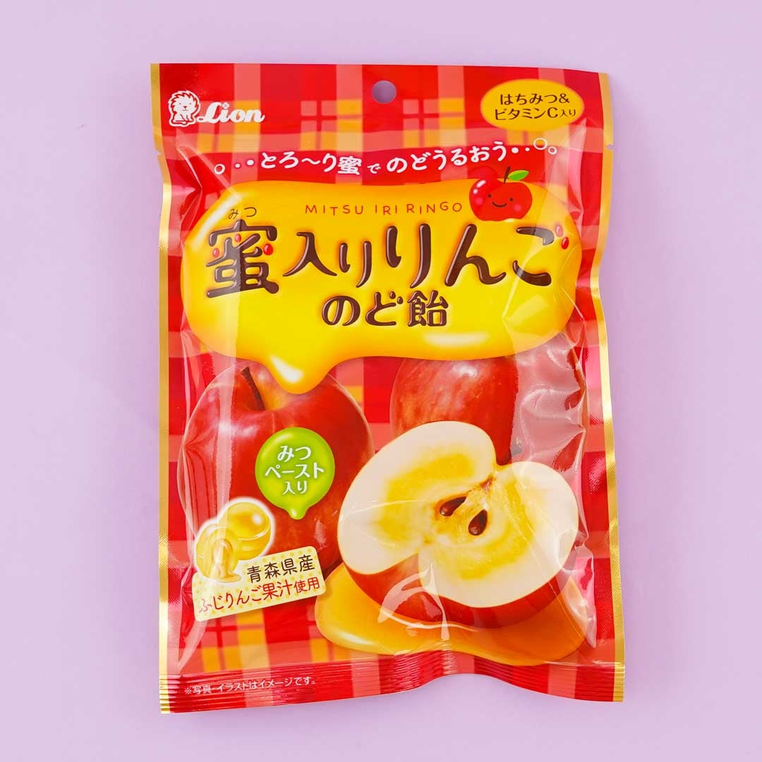 Lion Apple Throat Lozenge With Honey Candy