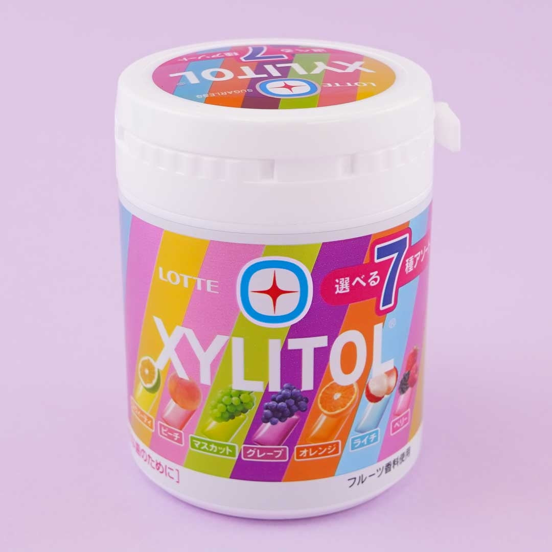 Lotte Xylitol Gum Bottle - Assorted 7 Fruits