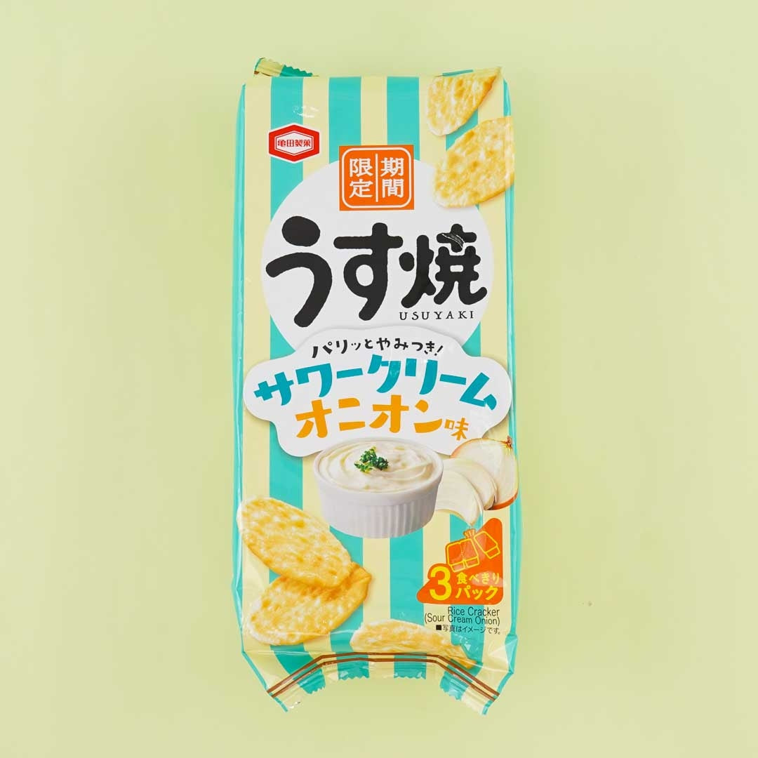 Kameda Usuyaki Rice Crackers - Sour Cream & Onion
