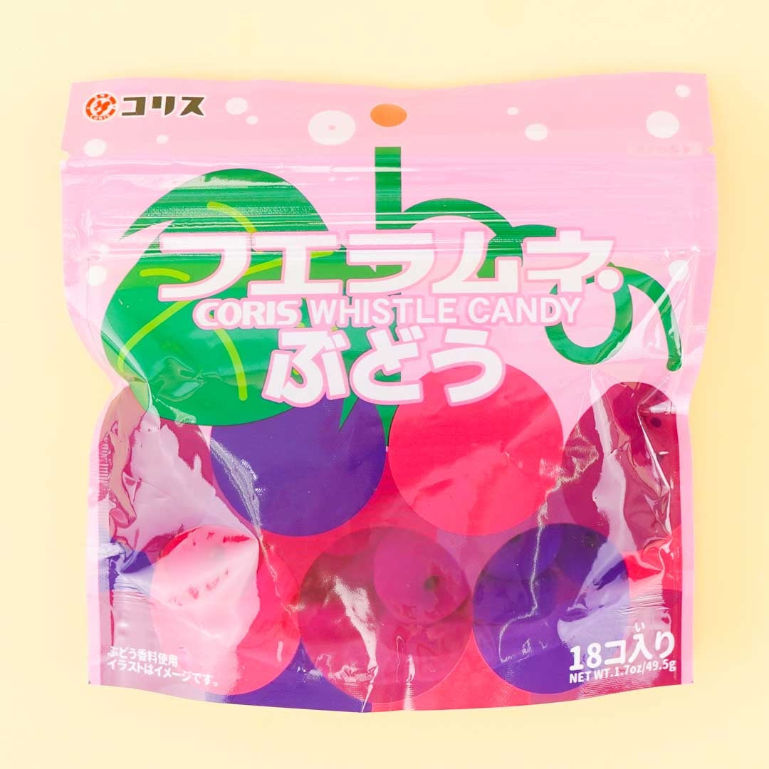 Coris Ramune Whistle Candy Pack - Grape