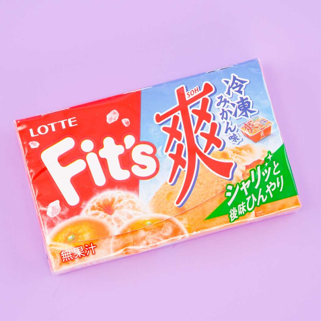 Lotte Fit's Gum - Refreshing Frozen Orange